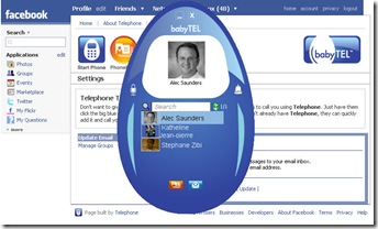 babytel_thumb Cinq services click to call sur Facebook
