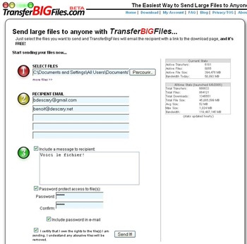 transferbigfiles thumb Envoyez des fichiers de 2gigas avec TransferBigFiles