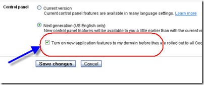 google apps gmail1 thumb GMail version 2 disponible sur Google Apps