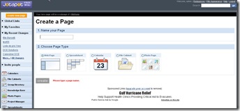 jotspot google page creator thumb JotSpot sera intégré à Google Page Creator