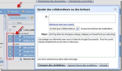 google documents partage thumb Partagez plusieurs documents avec vos collaborateurs en un clic sur Google Documents