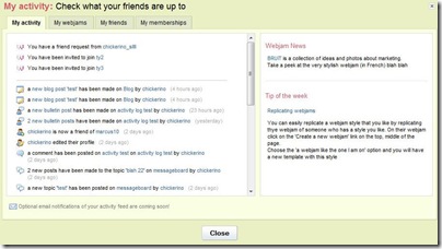 webjam activity thumb Webjam version 2 rend la création d’univers Web professionnel encore plus facile