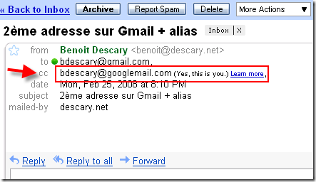 Gmail De Adresse